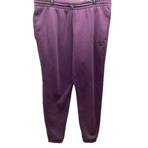 Reebok Men’s Size XL Midnight Plum Identity Small Logo Fleece Jogger. New